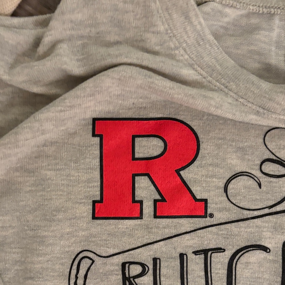 Champion White and Gray Rutgers Sweatshirts - Picture 7 of 7